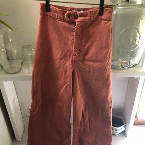 Los Angeles Atelier & Other Stories High Waisted Twill Culottes Pant